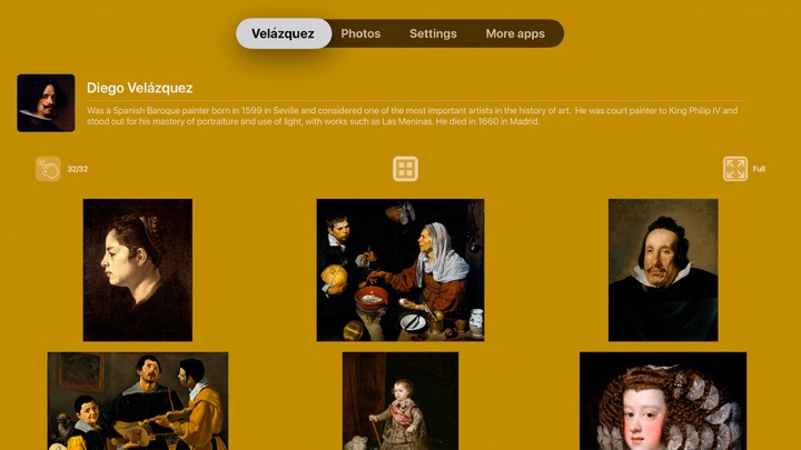 Captura de pantalla de la aplicación