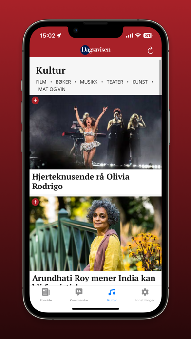 Dagsavisen Screenshot