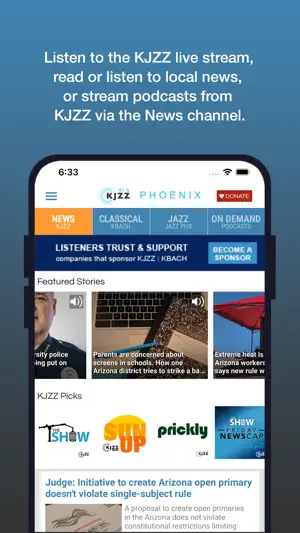 KJZZ Phoenix screenshot 3