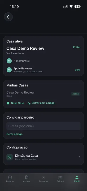 ContasCasal screenshot 6 of 10