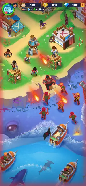 Blue Whale Ark：idle survival screenshot 2
