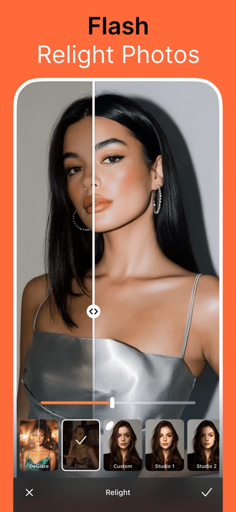 Airbrush: Face Photo Editor - Dynamic Photo Relighting