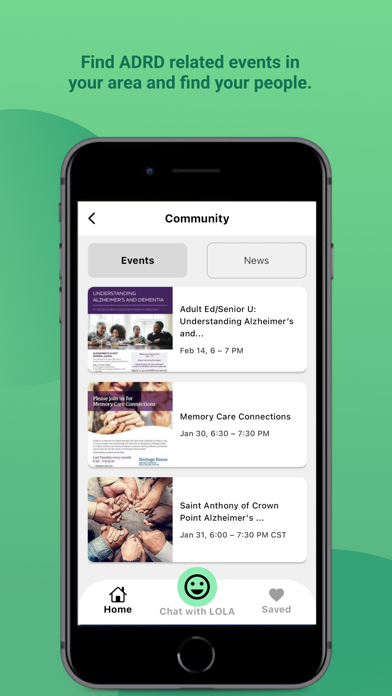 Lola by CARE iPhone screenshot 1 - Medical app