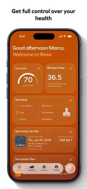 Rosa Health screenshot 1
