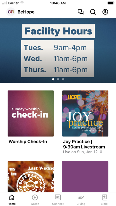 Be Hope Church Screenshot