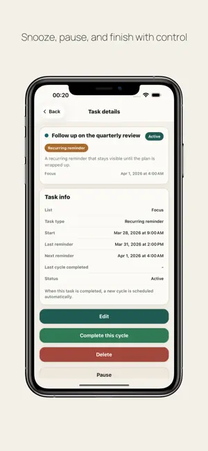 DoneYet: Task Tracker screenshot 4