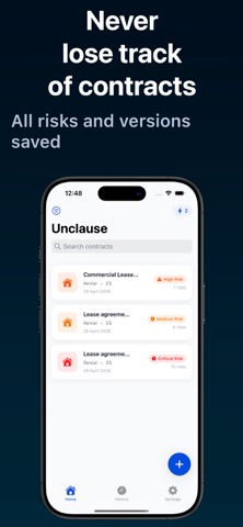Unclause: AI Contract Analyzer Screenshot 7 of 7