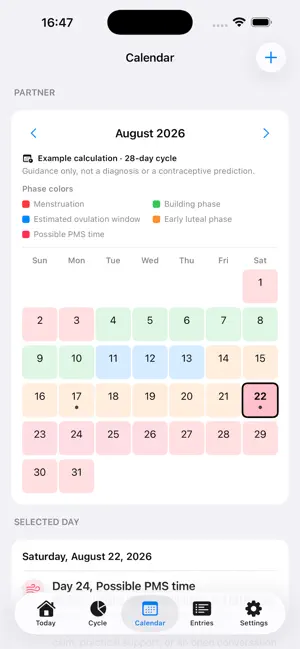 CycleContext: Period Guide screenshot 3