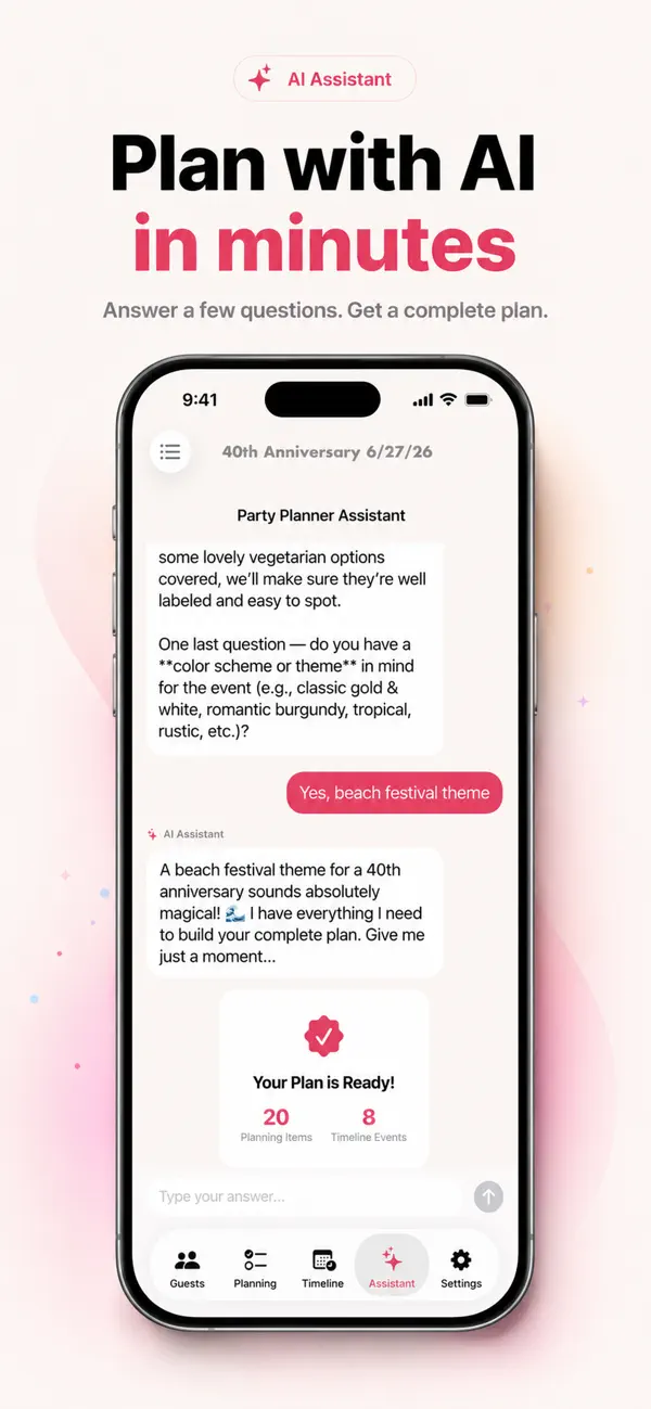 Pro Party Planner Screenshot 2