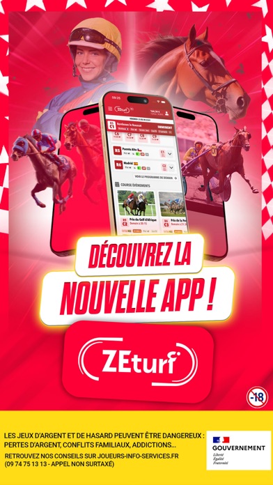 Screenshot #1 pour ZEturf Paris hippiques - Turf
