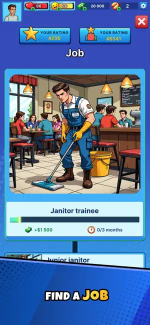 Slumdog Billionaire: Life sim screenshot 2