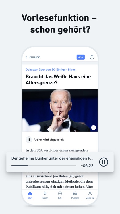 RZ - Nachrichten und Podcast screenshot-4