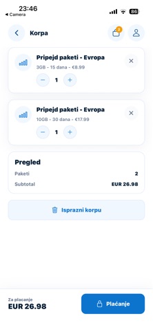 GrckaInternet eSIM Screenshot 4 of 6