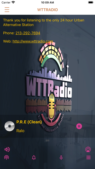 WTTRADIO iPhone screenshot 3 - Entertainment app