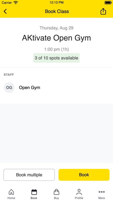 AKtivate Fitness Screenshot