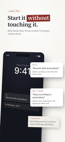 ActionNote: Voice to Tasks Screenshot 2 of 10