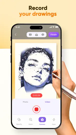 Captura de pantalla de AR Drawing: Paint & Sketch App en iPhone 5