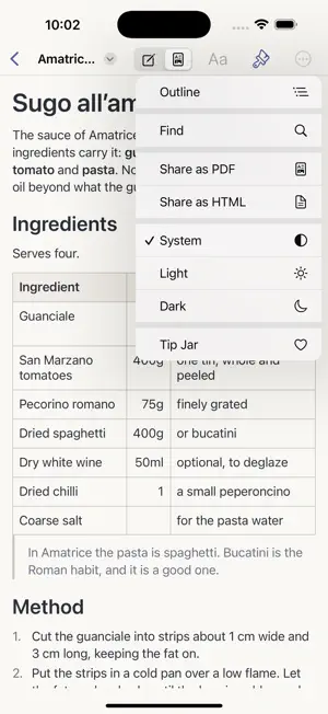 Indent screenshot 3