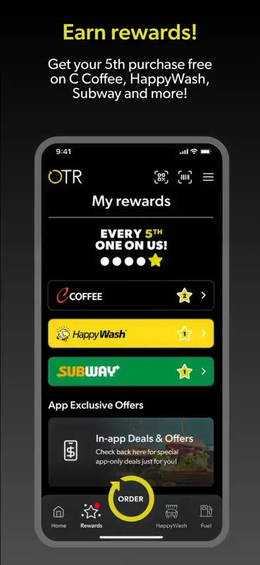OTR App - Coffee & Fuel Deals screenshot 7 of 7