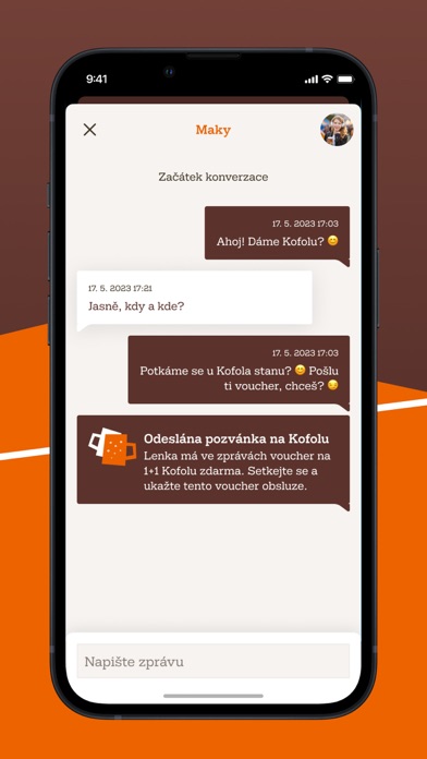 Seznamka Kofoláska Screenshot
