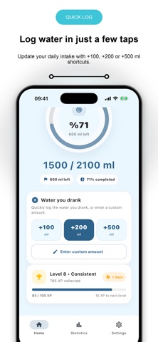 AquaUp: Water Tracker Screenshot 6 of 10