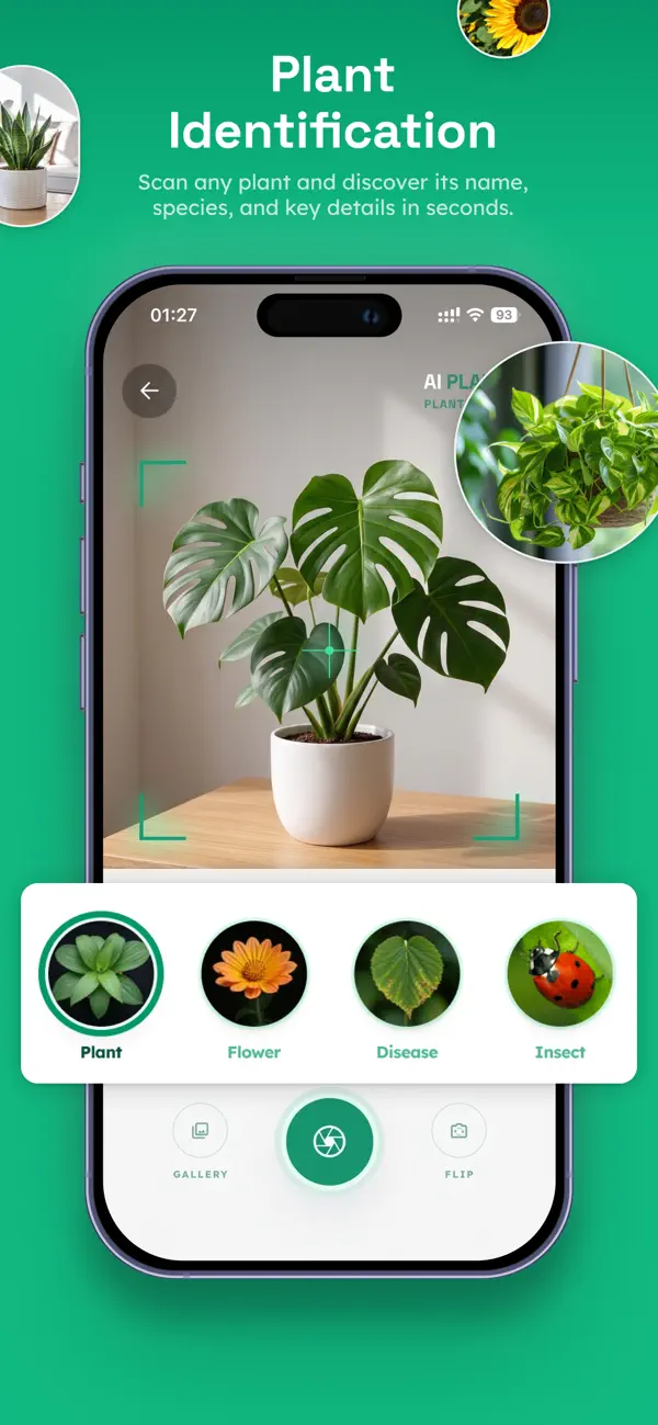 Screenshot #2 pour AI Plants - Plant Identifier