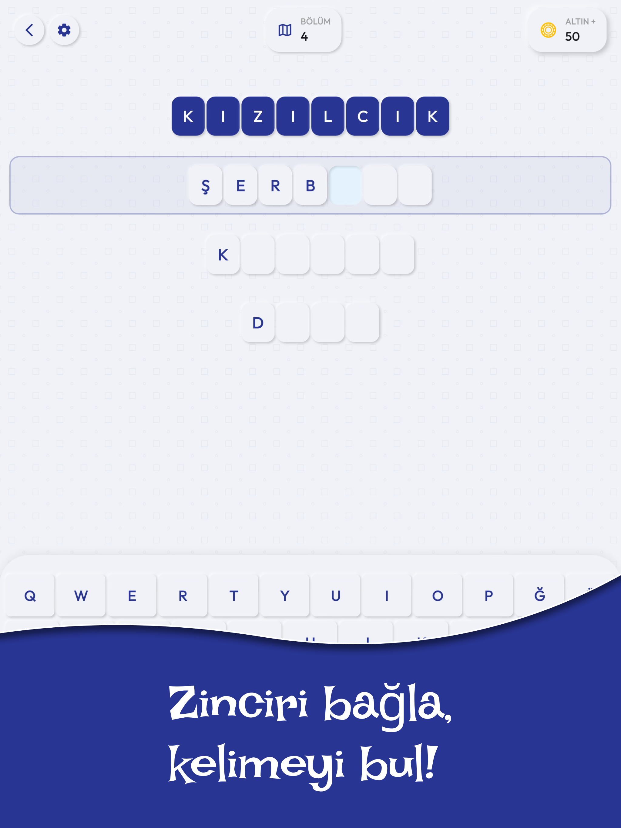 Kelime Örgüsü: Kelime Tamamla