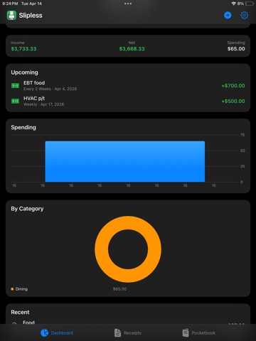 SlipLess iPad screenshot