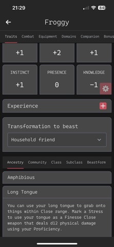CharKeeper screenshot