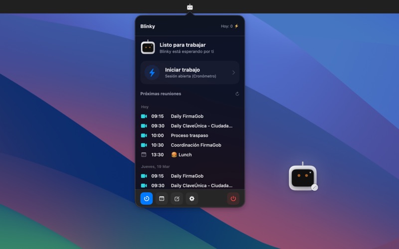 Blinky screenshot