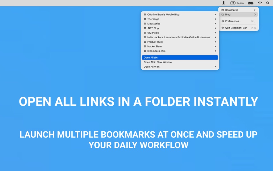 #2. Bookmark Bar – Browser Hub (macOS) 由: Ottorino Bruni