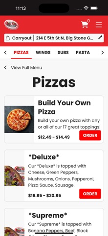 App screenshot