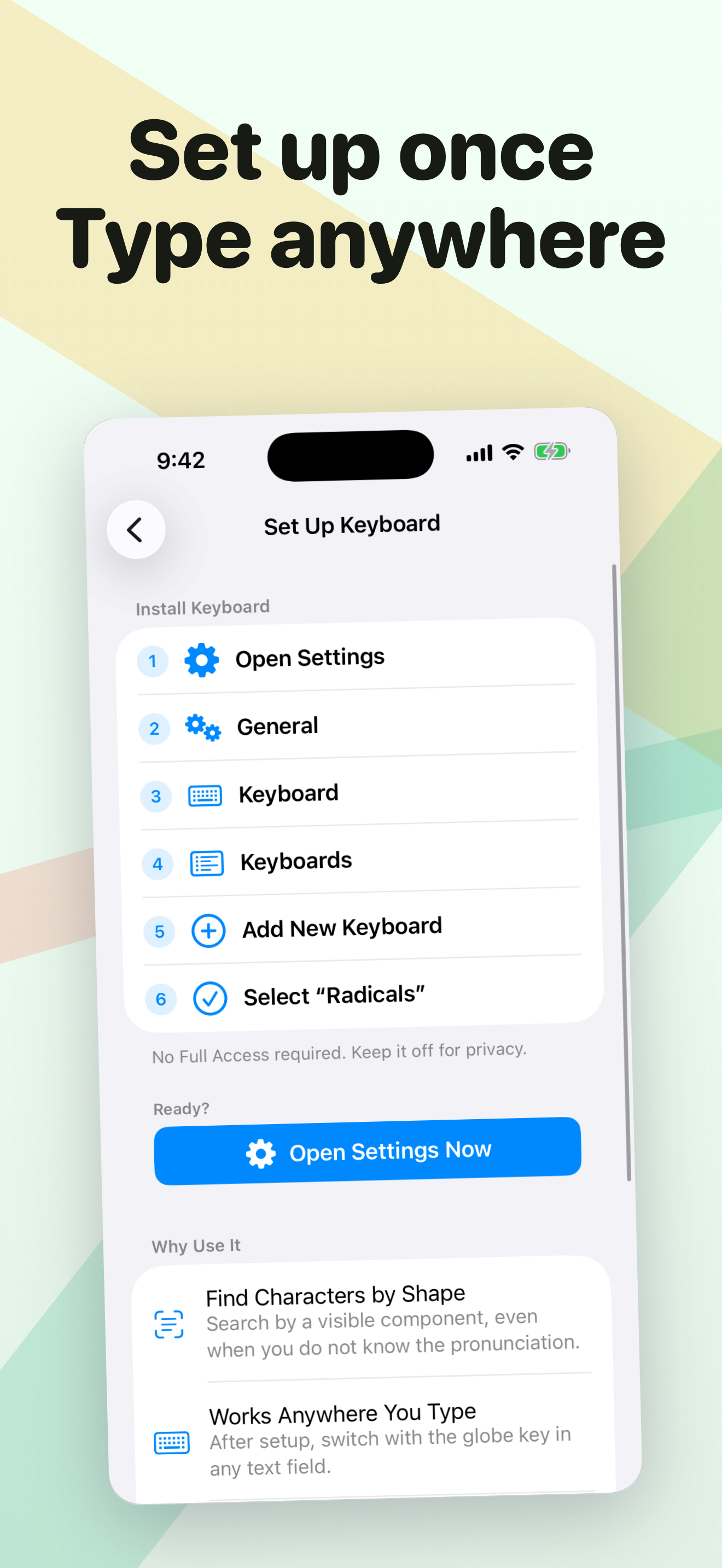 Hanzi Radical Keyboard screenshot 4