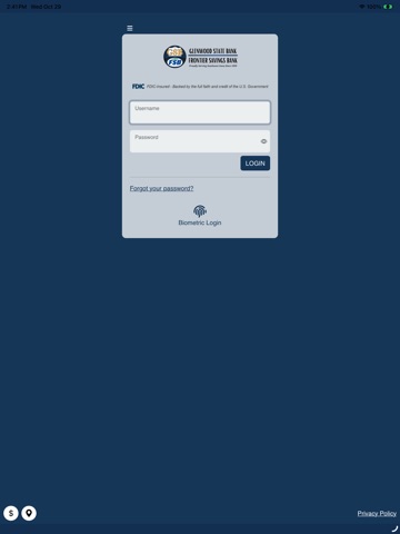 Glenwood Frontier Mobile iPad screenshot