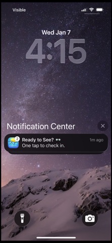 Glasses Reminder: Ready to See iPhone screenshot