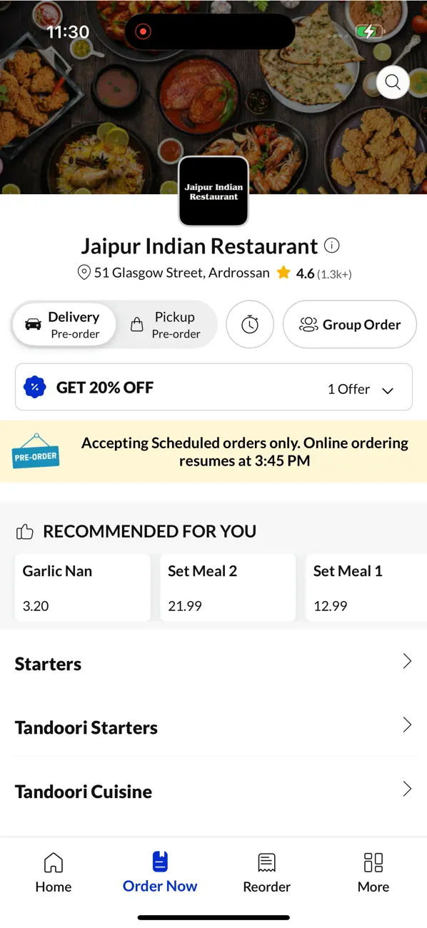 Screenshot #2 pour Jaipur Indian Takeaway.
