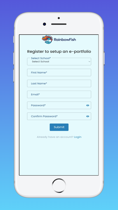 RainbowFish Portfolio iPhone screenshot