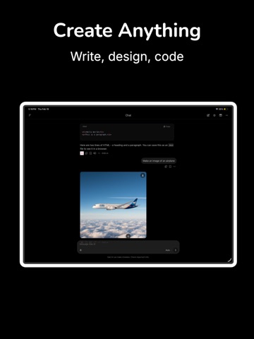 Gab AI iPad screenshot