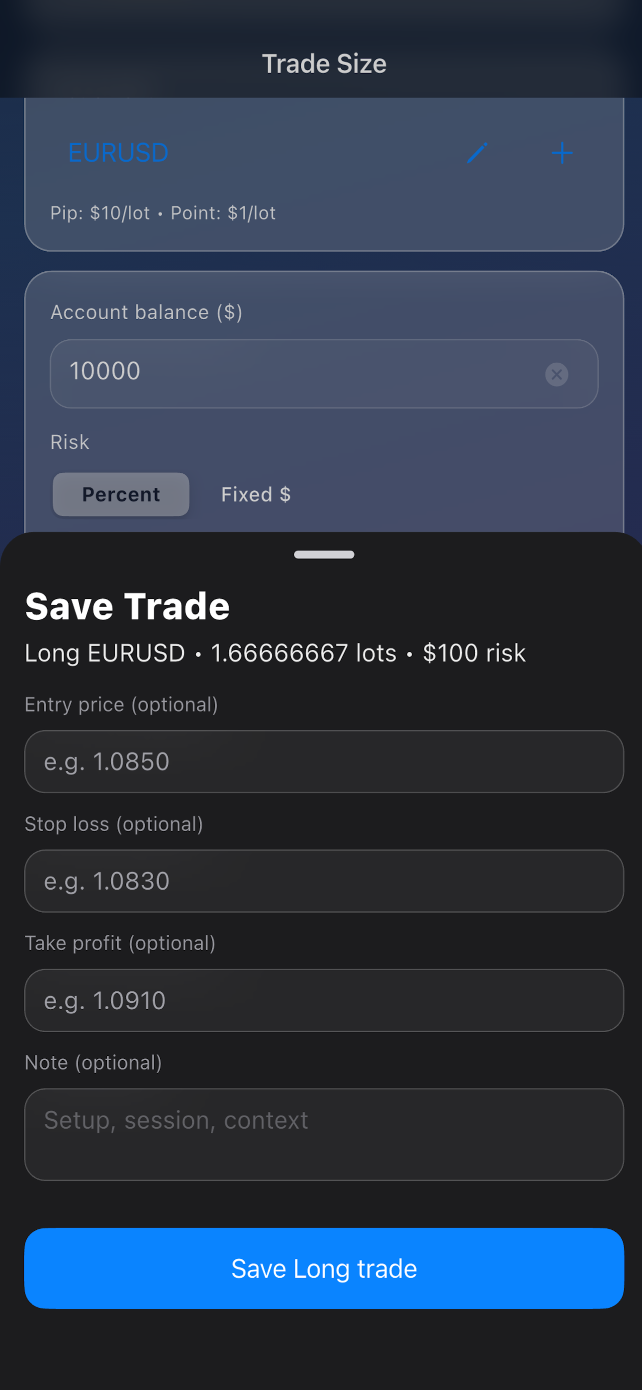 TradeFlow Risk Assistant screenshot 3