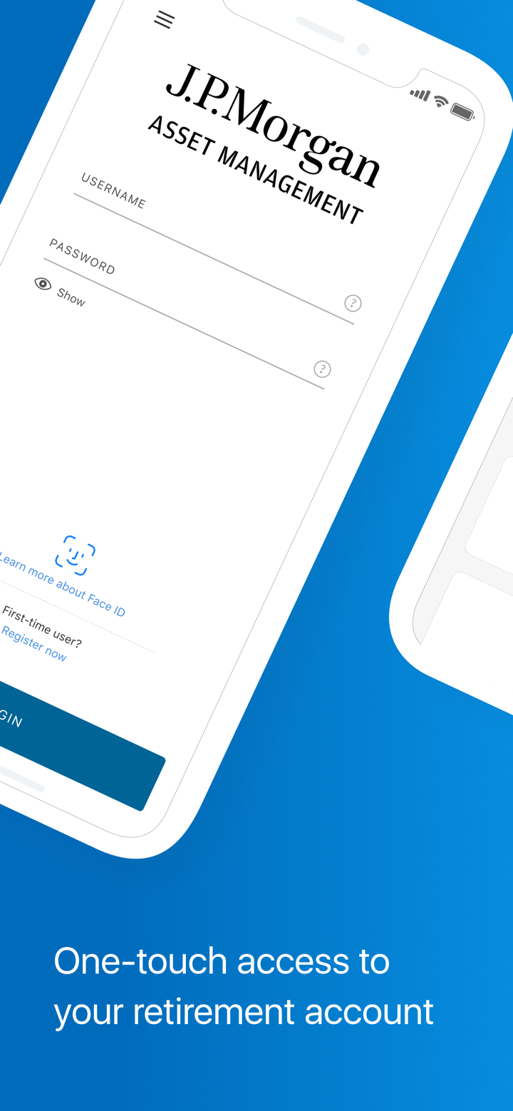 J.P. Morgan Retirement Link screenshot 1