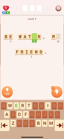 Word Puzzle - Logic Games iPhone screenshot