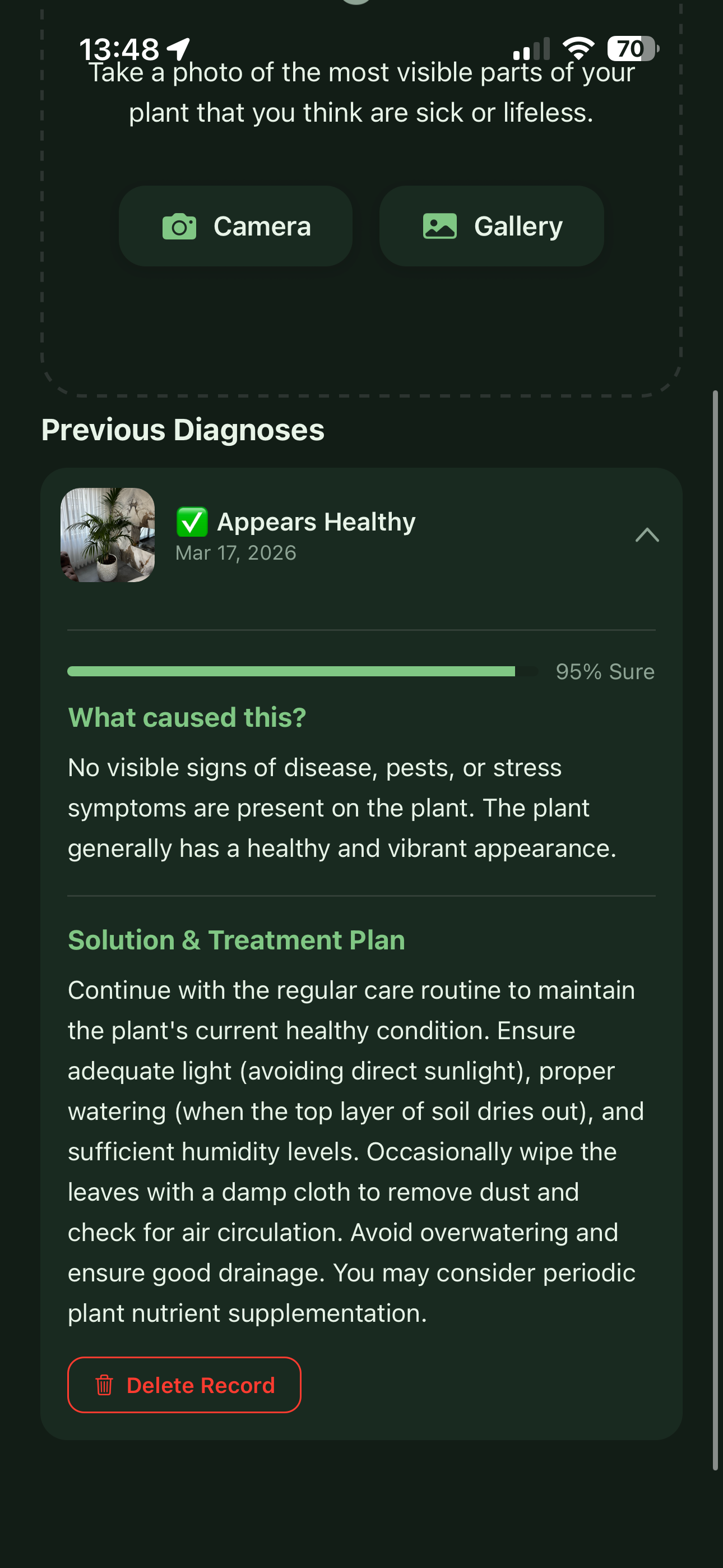 My Plants - AI Care