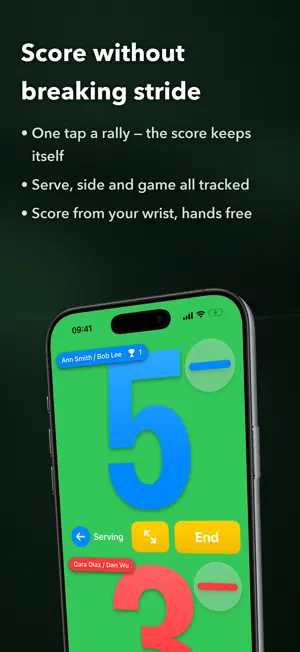 badmintho - badminton tracker screenshot 1