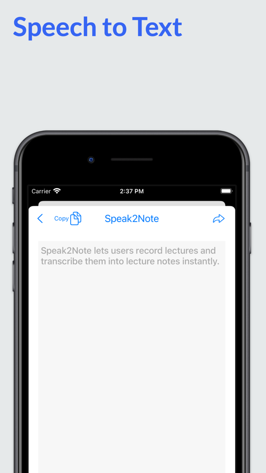 #2. Speech To Text: Speak2Note (iOS) 由: Marina Soft