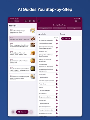 Weekly Chefs - Meal planner ipad screenshot 4