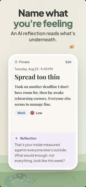 Calmplot: Private AI Journal screenshot 2