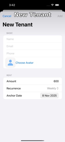 TenantManager screenshot