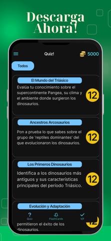 DinoQuiz: El Quiz Jurásico iPhone screenshot