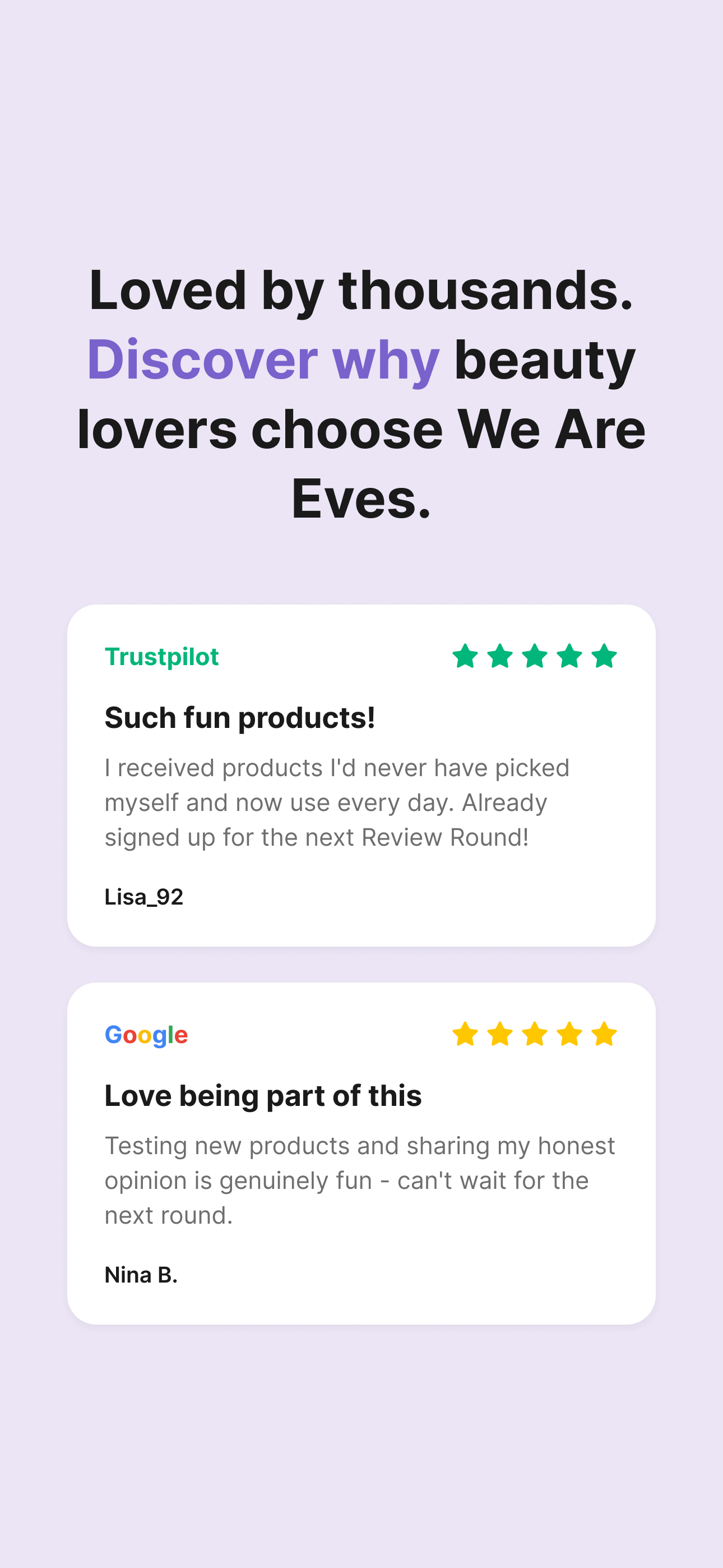We Are Eves - Beauty Reviews screenshot 5