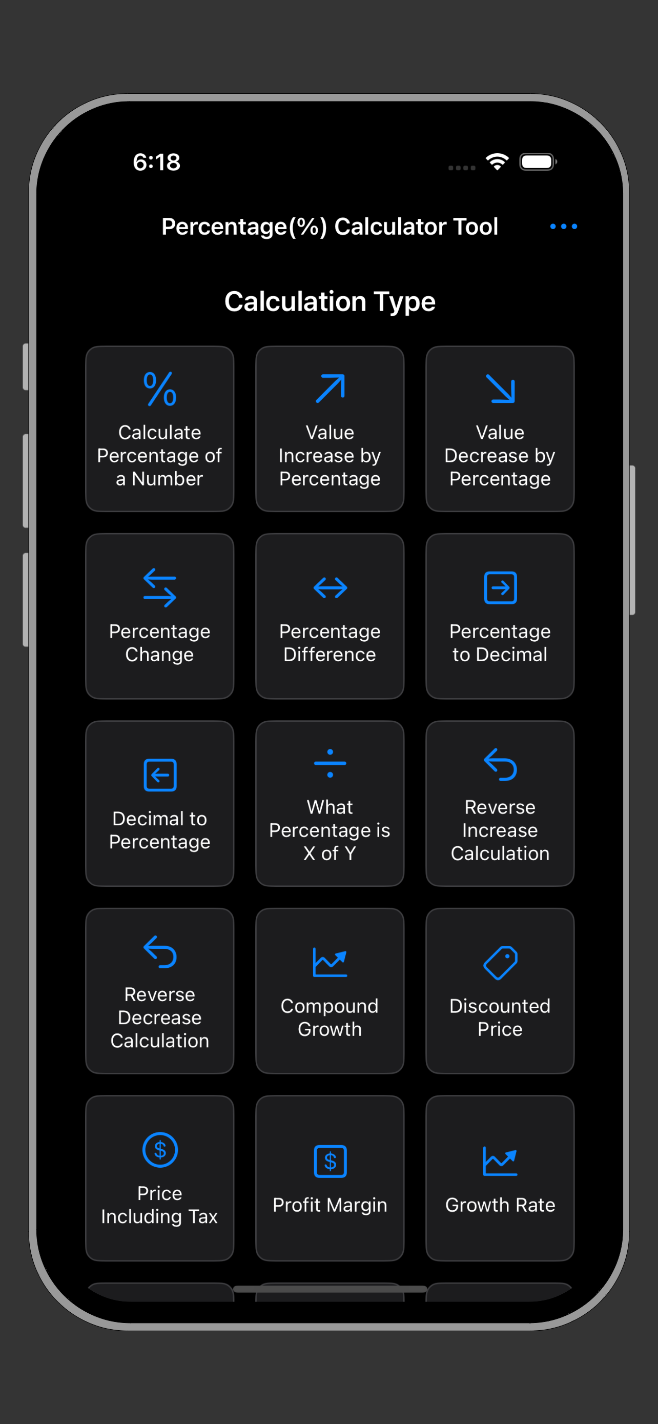 Percentage Calculator Tool-%